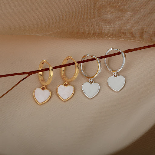 Title 9, Serpentine 18K Copper-plated Gold Zircon Five-p...