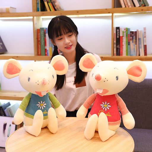 Title 3, Cute Squeaky Mouse Plush Toy! Year of the Rat M...