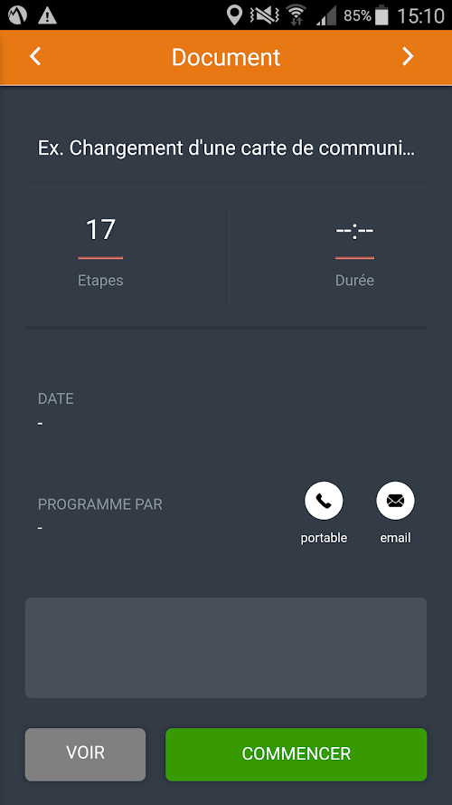 Android application Worker by Ermeo screenshort