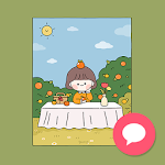 Cover Image of ダウンロード 뀰밭에서 - 카카오톡 테마 1.0.2 APK