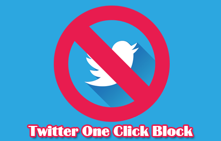 Twitter One Click Block small promo image