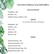 Tharavadu Multi Cuisine Restaurant Casino Hotel menu 6