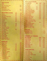 The Village Family Restaurant menu 1