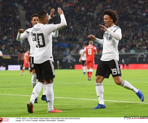 ? Leroy Sané incasseerde een doodschop tijdens een oefenpot en komt er zowaar zonder kleerscheuren vanaf