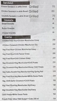 Chinese & Shake Corner menu 1