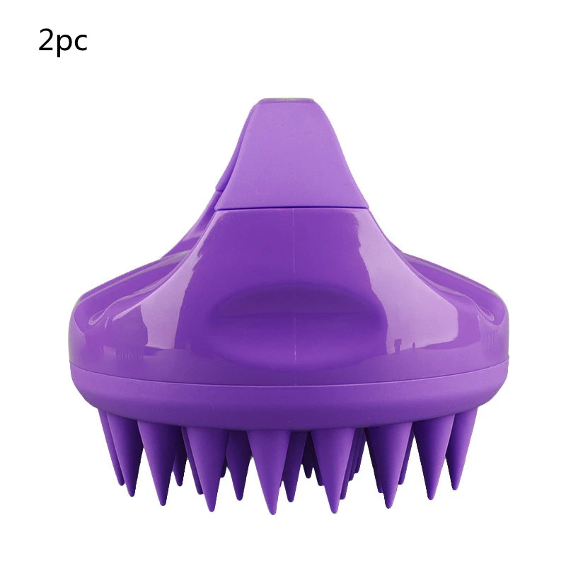 Siliconen shampoo borstel voor hoofdhuidmassage. Stimuleert groei en ontspanning. Reinigt en exfolieert zachtjes voor gezonder haar.