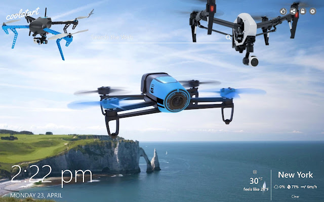 Drones and Quadcopters HD Wallpapers Theme