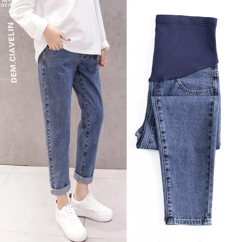 Jeans de maternidad primavera y otoño Tallas grandes Pantalones de maternidad nuevos cómodos y elegantes para embarazadas