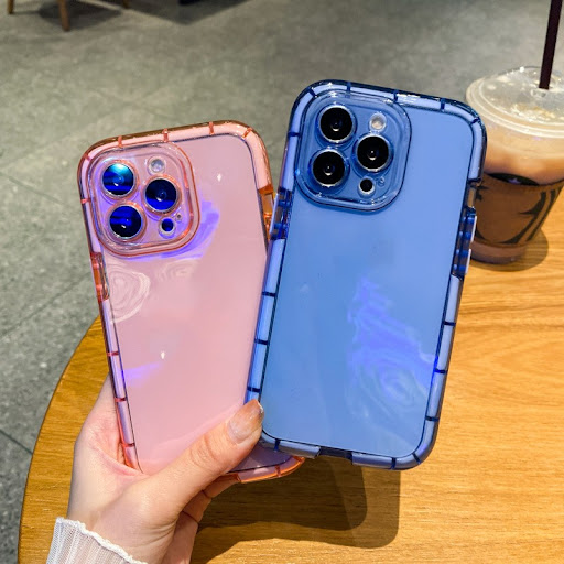Title 6, Transparent Candy TPU color-contrast fall-proof...