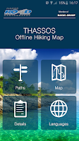 THASSOS Offline Hiking Map Screenshot