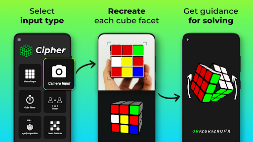 Screenshot Cube Cipher - Cube Solver