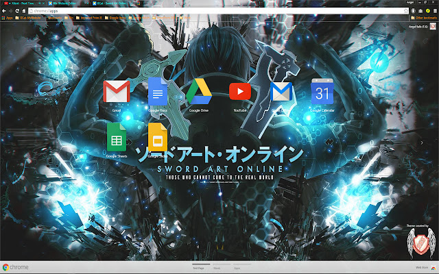 Sword Art Online Windows 11/10 Theme 