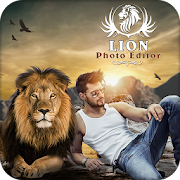 Lion Photo Editor: Photo with Lion  Icon