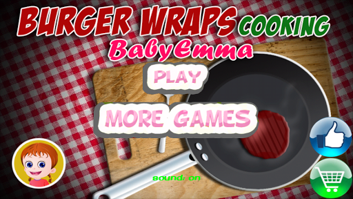 Burger Wraps Cooking Baby Emma