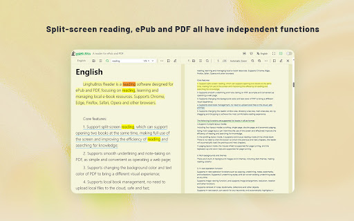 LinghuBros Reader for ePub and PDF,supports mind map and dropbox
