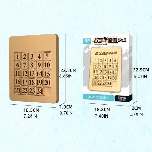 Title 12, Wood Colored Plastic Huarong Road Educational T...