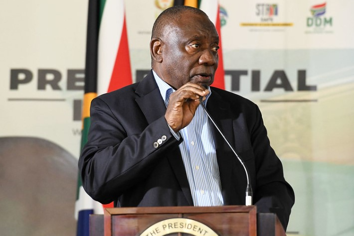 President Cyril Ramaphosa will on Thursday morning visit Hammanskraal after a cholera outbreak.