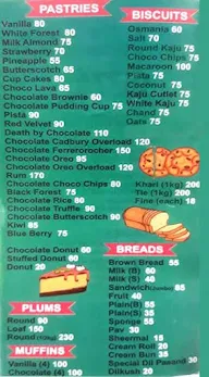 Sind Bakery menu 8