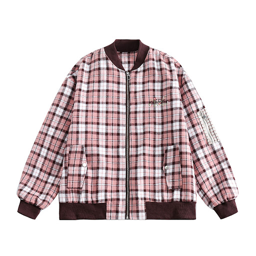 Title 11, Plaid Baseball Uniform Jacket for Men and Women...