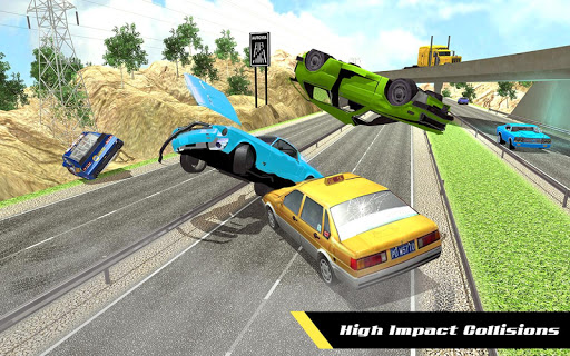 Realistic Car Crash Simulator: Beam Damage Engine