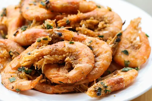 Crispy Fried Prawns Pepper Garlic