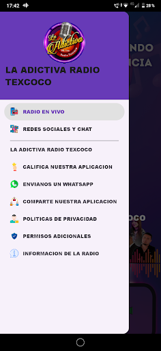 Screenshot LA ADICTIVA RADIO TEXCOCO