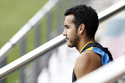 Barcelona's forward Pedro Rodriguez takes part in a training session at the Sports Center FC Barcelona Joan Gamper in Sant Joan Despi, near Barcelona on August 13, 2015.