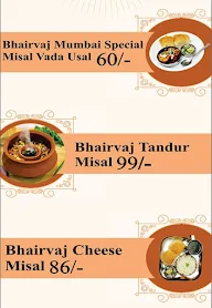 Bhairvaj Misal menu 1