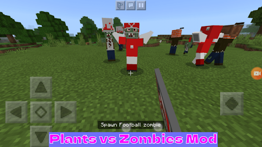 Screenshot Plants vs Zombies in Minecraft