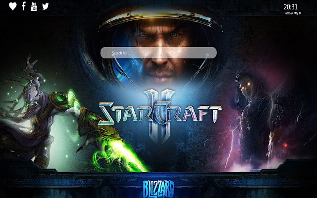 Starcraft Wallpaper Google Chrome Theme