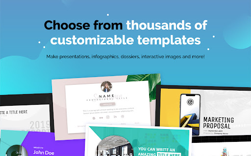 thousands of customizable templates MARKETING PROPOSAL 