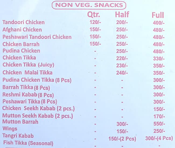 Just Kebab 2 menu 