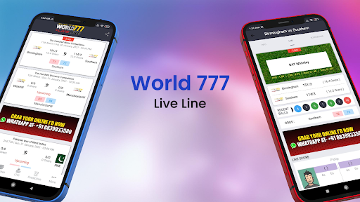 Screenshot World 777 Cricket Live Line