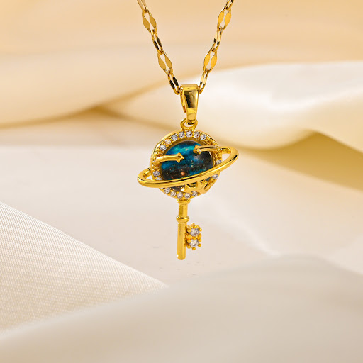 Title 6, Fantasy Planet Necklace For Women Special-inter...