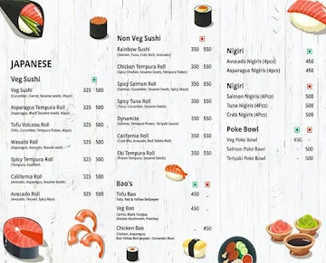 Bonsai Asian Kitchen menu 