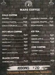 Mars Caffee menu 2