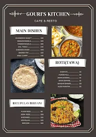 Gouri's Kitchen menu 1