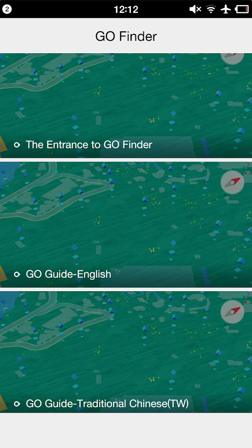 GO Finder Screen 3