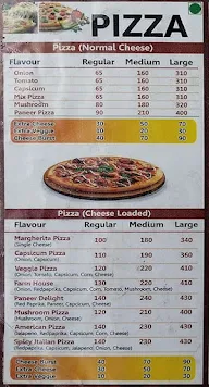 Veggie Pizza Box menu 1