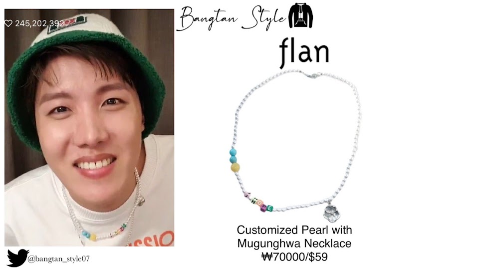 BTS J-Hope Lollapalooza Pendant Necklace