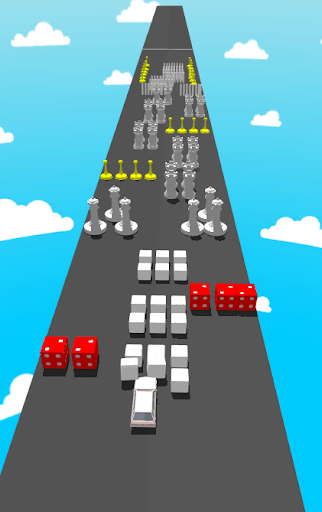 Color Car Bump  Color Run Race