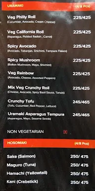 Sumo Sushi menu 3