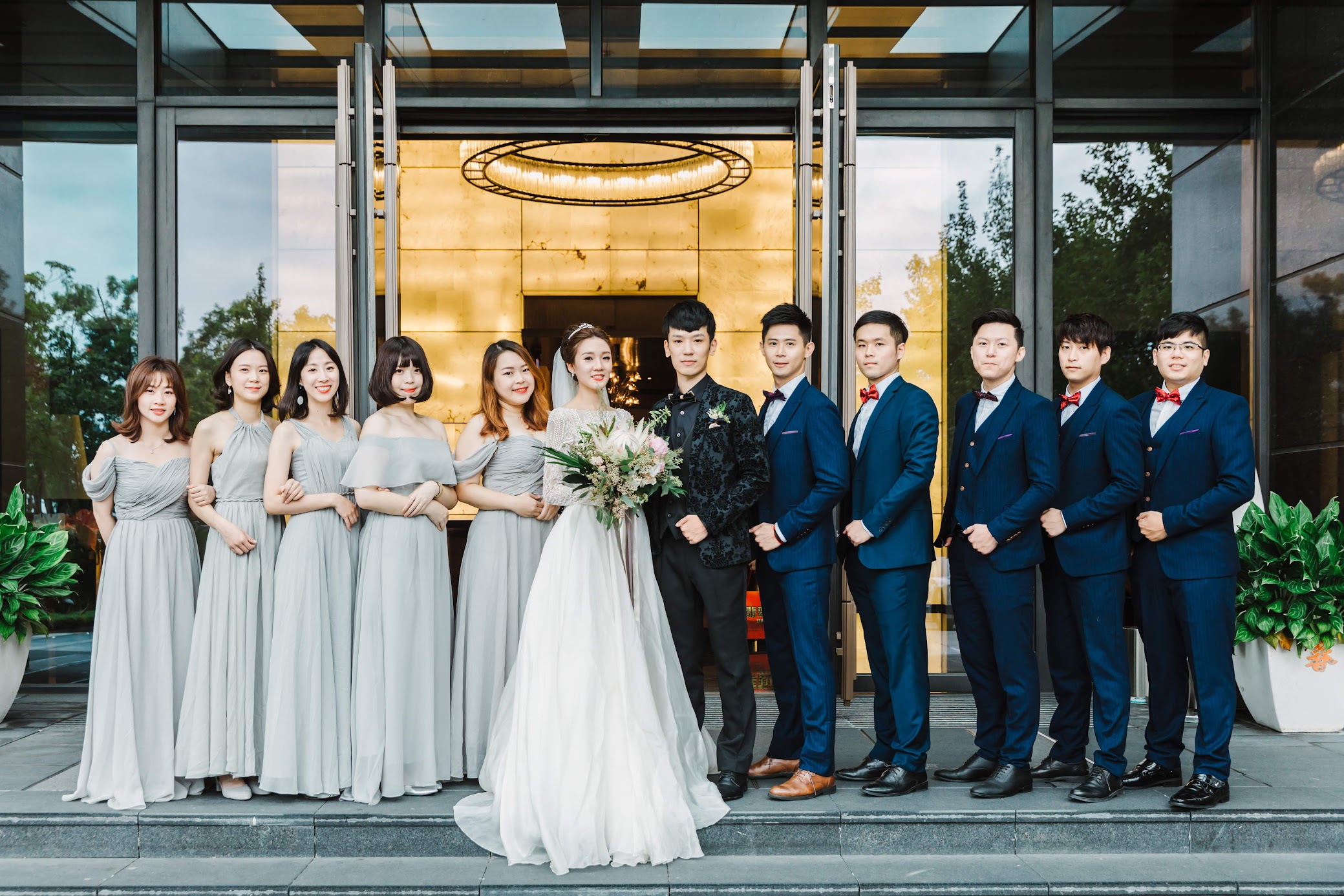 台北萬豪酒店 婚禮 美式婚禮紀錄 - 戶外證婚