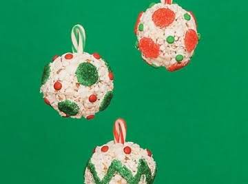 Popcorn Ball Ornaments