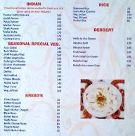 Om Shiv Tiffin Centre & Cafe menu 1