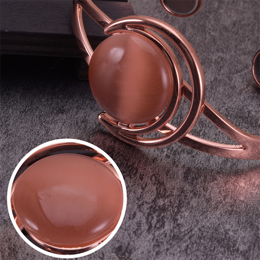 Title 4, Womens Vintage Magnet Bronze Bracelet Pain Rel...
