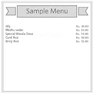 Udipi Sri Durga Bhavan menu 1