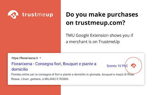 TrustMeUp Donate and Shop