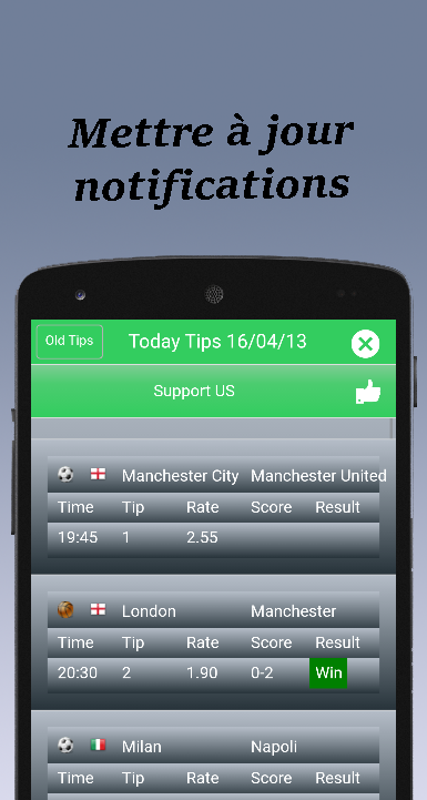 Android application Betting Tips screenshort