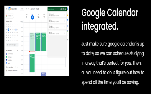 SmartStudy: Scheduler & Time Management Tool